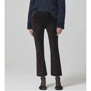 NWT Citizens Isola Cropped Boot Cut Velvet Jeans size 32